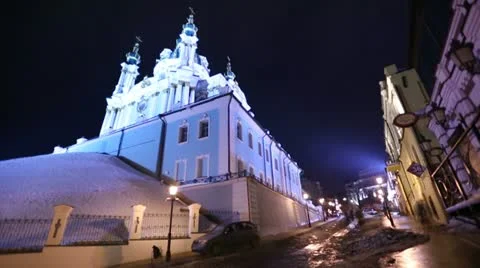 Night city Stock Footage 18156500