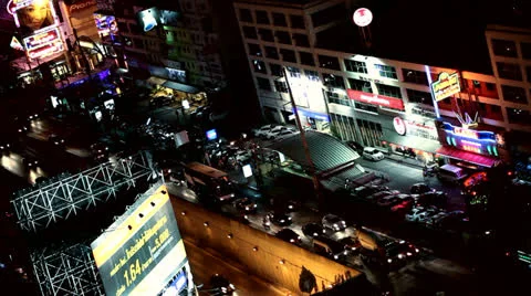 Night city. Stock Footage 24455651