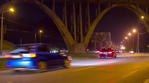 Night city Stock Footage 32492712