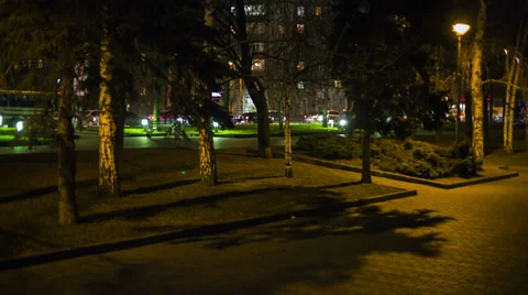 Night city Stock Footage 34218600