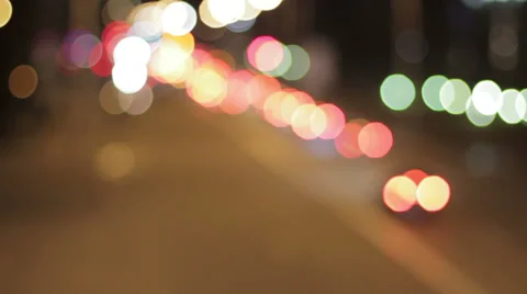 Night city Stock Footage 34219379