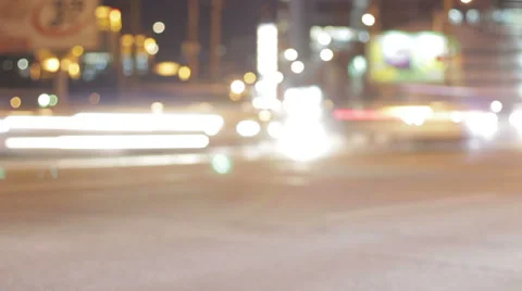 Night city Stock Footage 34219383