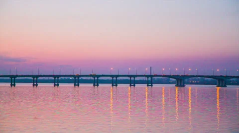 Night city Stock Footage 37086416