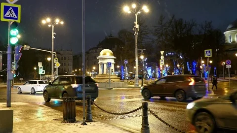 Night city Stock-Footage 76194678