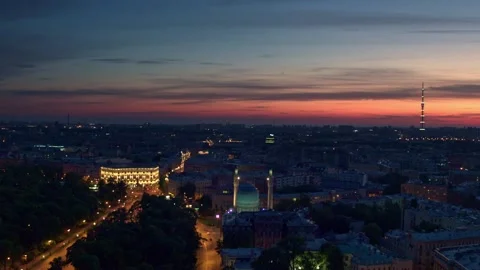 Night City Stock Footage 99243083