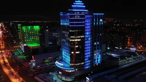Night City Stock Footage 103308685