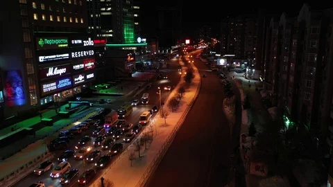 Night City Stock Footage 103365190