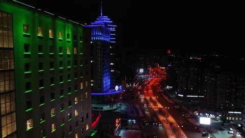 Night City Stock Footage 103365398