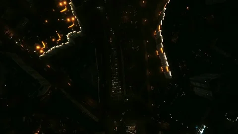Night city Stock-Footage 129466383