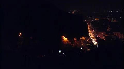 Night city Stock Footage 131432711