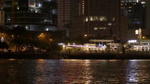 Night city Stock Footage 139946548