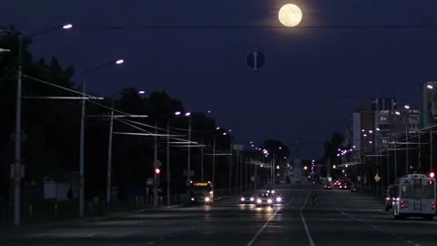 Night City Stock Footage 140327511