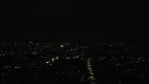 Night city Stock Footage 227290088