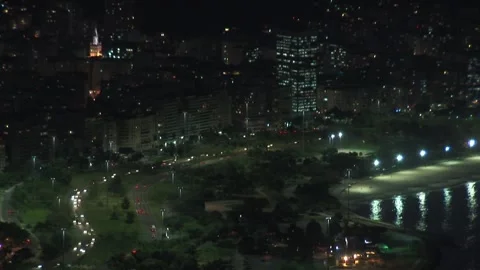 Night city Stock Footage 314850361