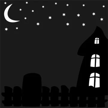 Night city Stock Illustration