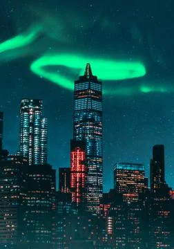 Night city Stock Illustration