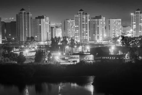 Night city Stock Photos