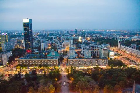 Night city Stock Photos