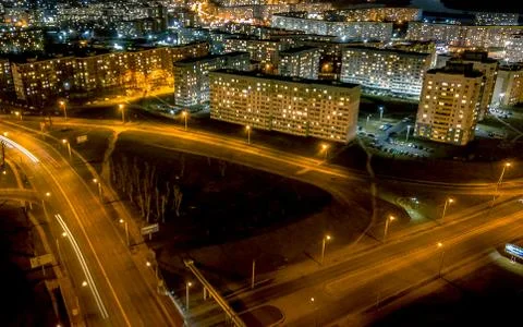 Night city Stock Photos