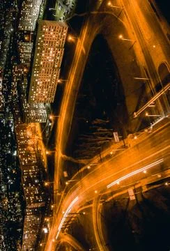 Night city Stock Photos