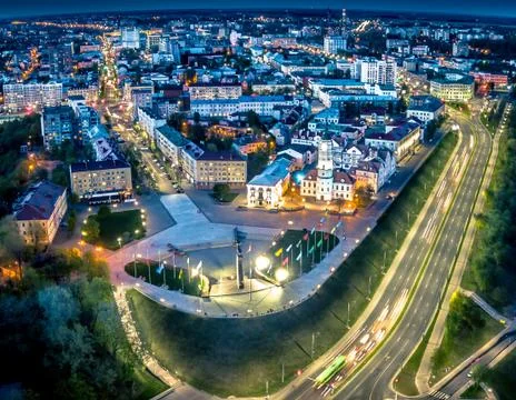 Night city Stock Photos