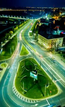 Night city Stock Photos