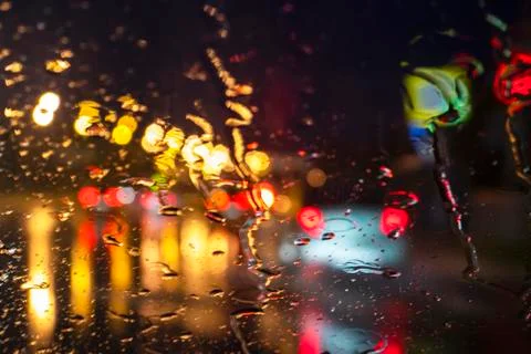 Night city. Stock Photos