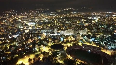 NIght city Stock Photos