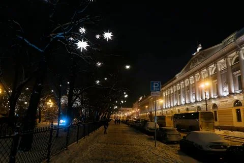 Night city Stock Photos