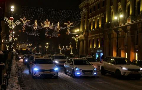 Night city Stock Photos