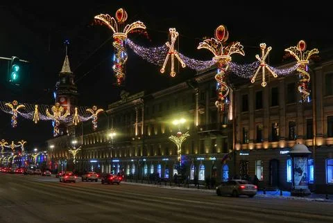 Night city Foto stock