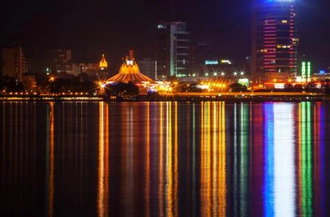 Night city Foto stock