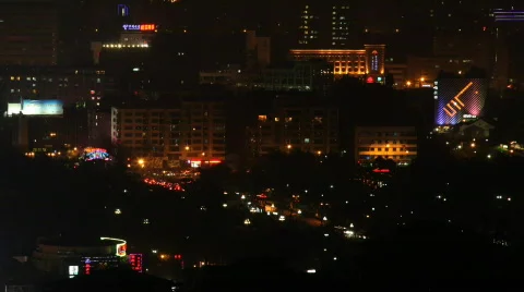 Night city time lapse 動画素材 660482