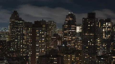 Night City Timelapse Stock Footage 224366829