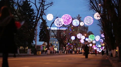 Night City Traffic Stock Footage 45366169