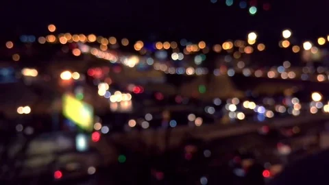 Night City Traffic Video stock 83679294