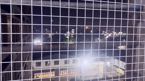 Night City View Video stock 329178765