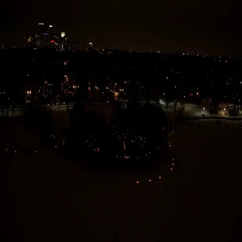 Night City2 In Winter Stock-Footage 69513527