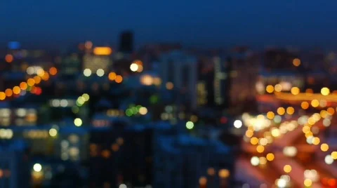 Night cityscape 004 Stock Footage 584988