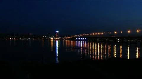 Night cityscape 스톡 동영상 11517522