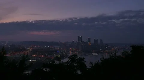 Night cityscape Stock Footage 54531212