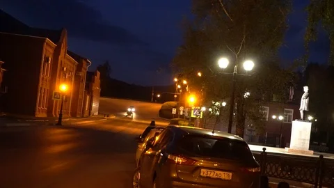 Night cityscape Stock Footage 108401201