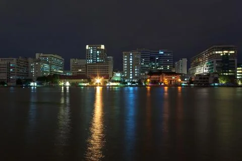 Night cityscape Stock Photos