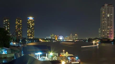 Night cityscape Stock Photos