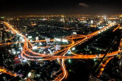 Night cityscape Stock Photos