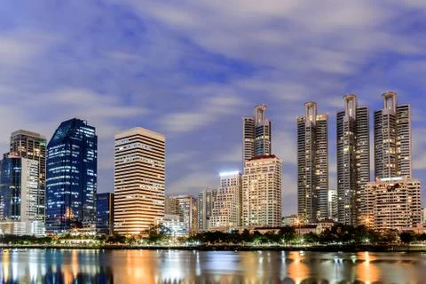 Night Cityscape Foto stock