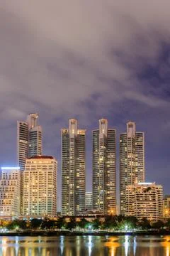 Night Cityscape Stock Photos