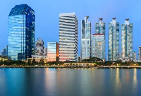 Night cityscape Foto stock