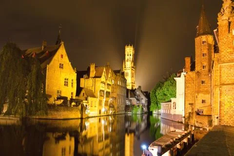 Night cityscape Stock Photos