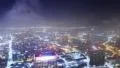 Night Cityscape Timelapse 62 Los Angeles Traffic Clouds HD Footage